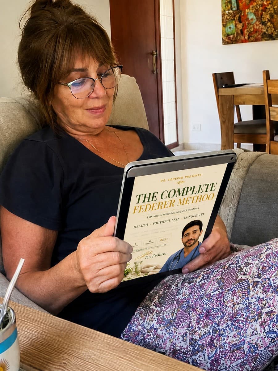 Barbara L. with her guide