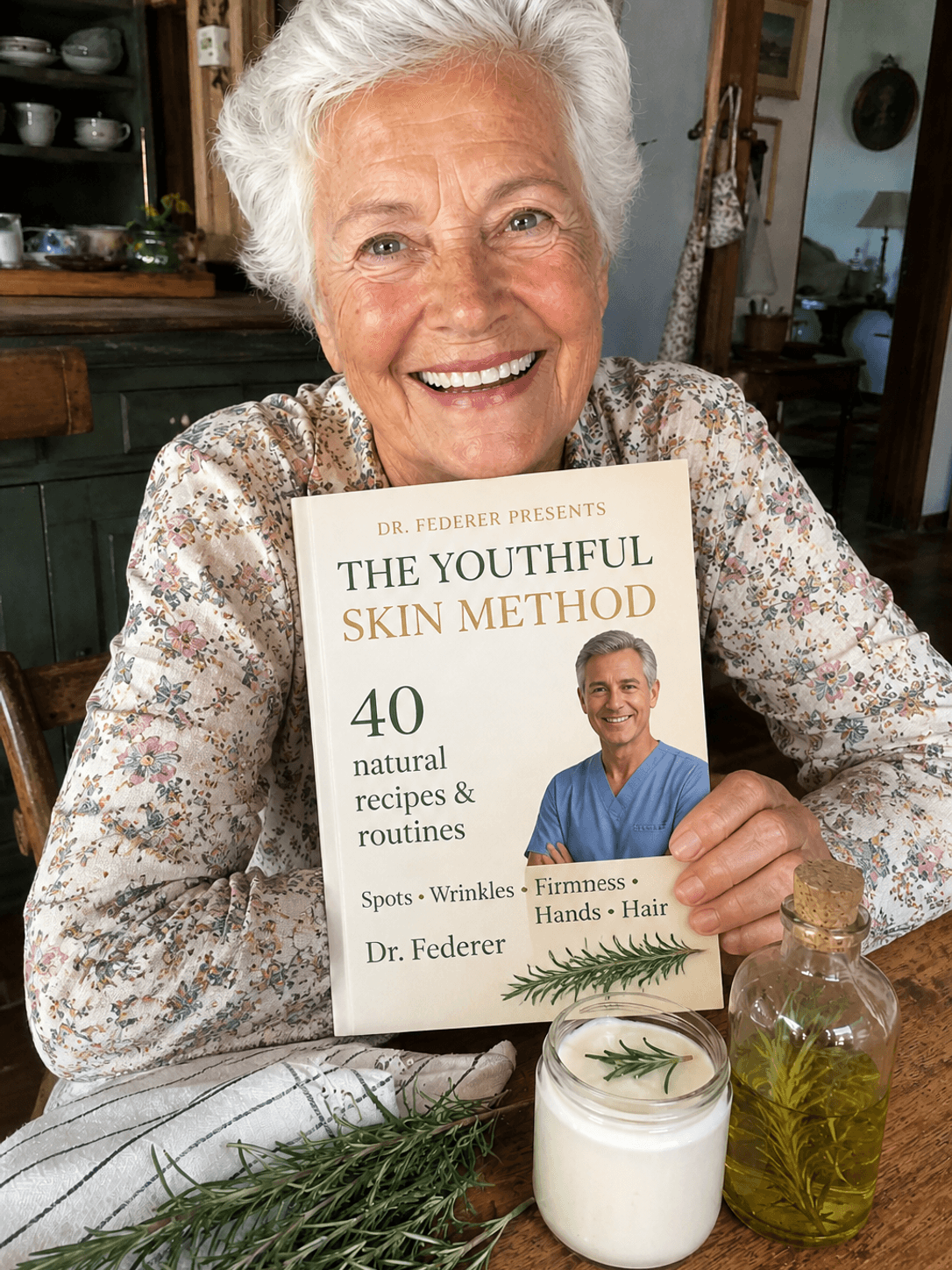 Donna H. with her guide