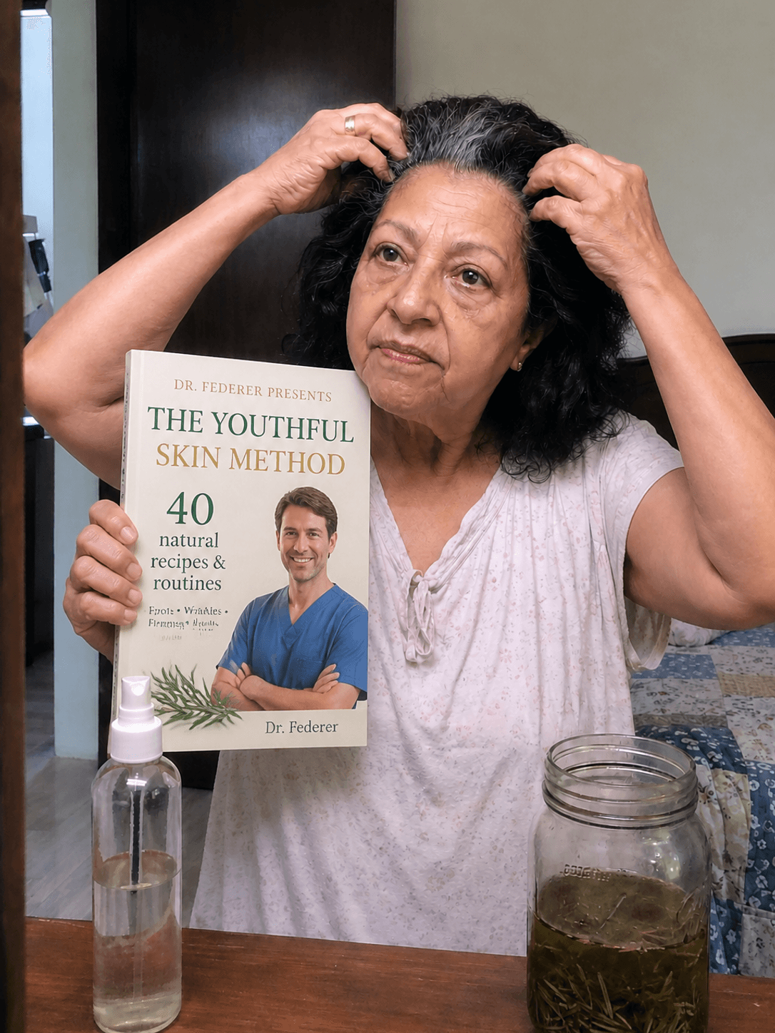 Barbara L. with her guide