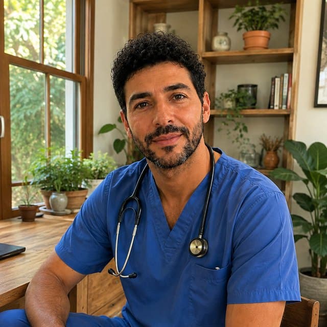Dr. Federer in his office